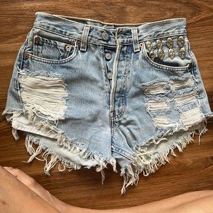 Levi's 501 Customized Shorts